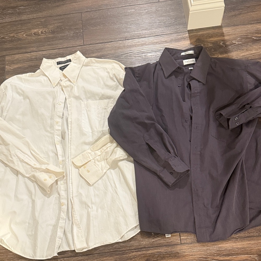 Classic Men's off-White and Black Shirts